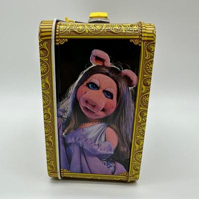 Vintage The Muppet Show Metal Lunchbox w/ Yellow Handle