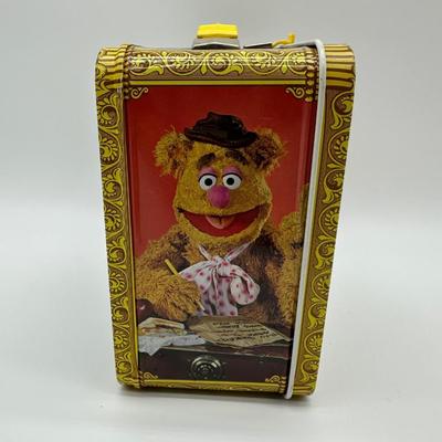 Vintage The Muppet Show Metal Lunchbox w/ Yellow Handle