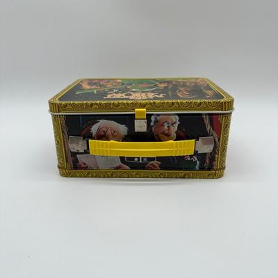 Vintage The Muppet Show Metal Lunchbox w/ Yellow Handle