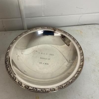 1010 Silver plated Champagne Bucket with Trophy Bowl