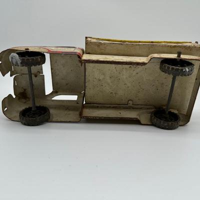 Vintage Marx “Home Dairy” Tin Milk Truck – Pressed Steel Toy