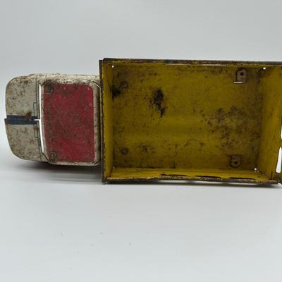 Vintage Marx “Home Dairy” Tin Milk Truck – Pressed Steel Toy