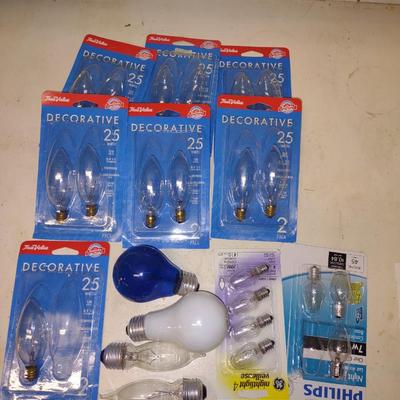 LIGHT BULBS AND VARIETY OF CRAFT SUPPLIES