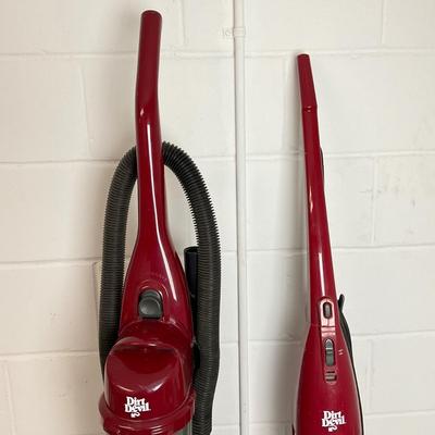 1090 Lot of Two Dirt Devil Vacuums