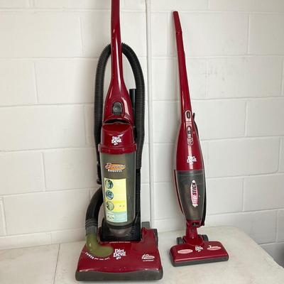 1090 Lot of Two Dirt Devil Vacuums