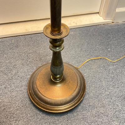 1092 Metal Bronze Finish Floor Lamp