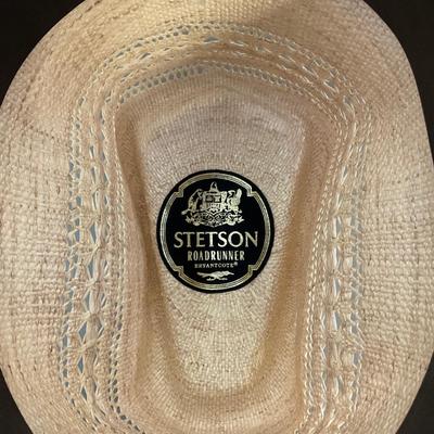 1096 Vintage Stetson Straw Hat
