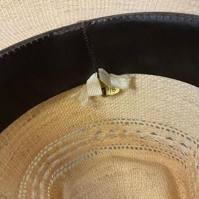1096 Vintage Stetson Straw Hat