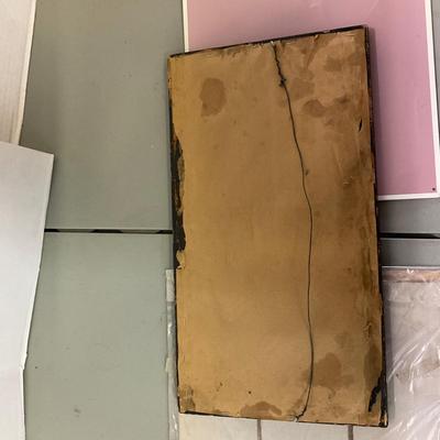 1097 Lot of Lionel Train Print, Sign, and Framed Photograph