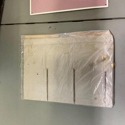 1097 Lot of Lionel Train Print, Sign, and Framed Photograph