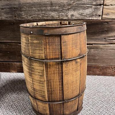 WOODEN BARREL