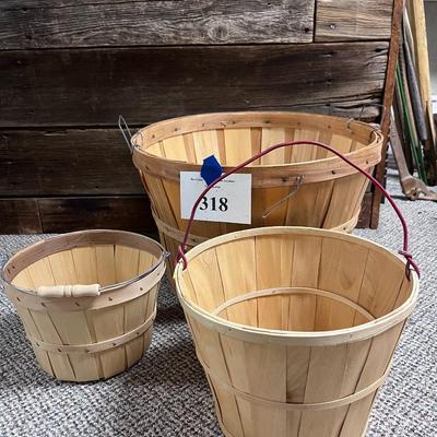 3 BUSHEL BASKETS