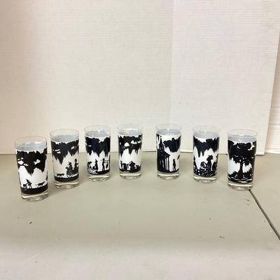 1104 Set of 7 Highball Glasses by Carew Rice