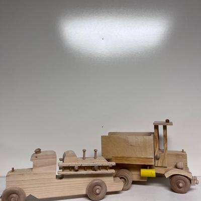 HAND CRAFTED WOODEN TOYS WITH AN EMBEDDED PENNY FOR DATE MADE