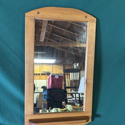Wall Mirror with Shelf