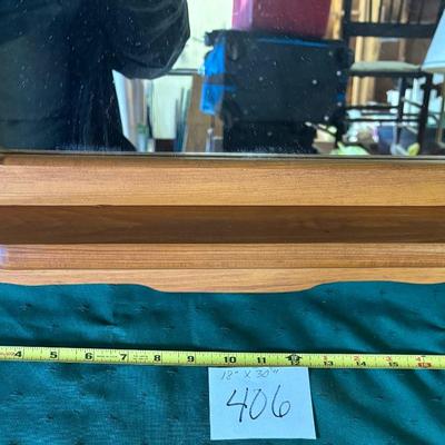 Wall Mirror with Shelf