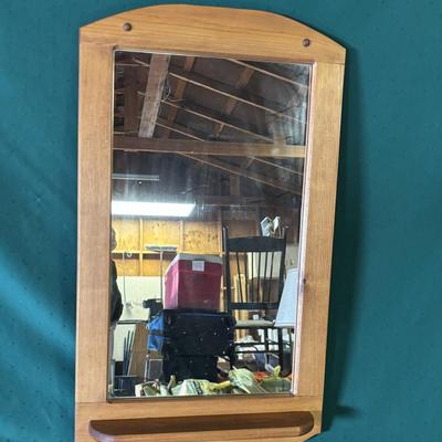 Wall Mirror with Shelf