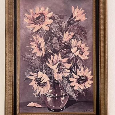 "SUNFLOWERS" REPRODUCED BY L RITTER