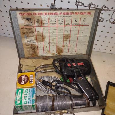 SOLDERING KIT AND A MULTI BIT RATCHET SCREWDRIVER SET