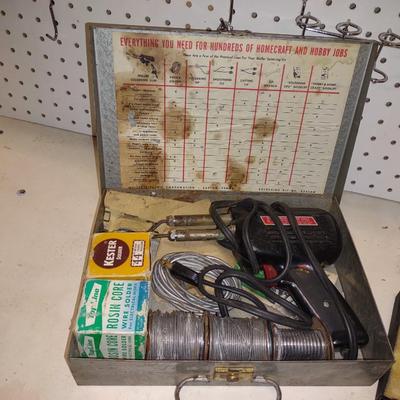 SOLDERING KIT AND A MULTI BIT RATCHET SCREWDRIVER SET