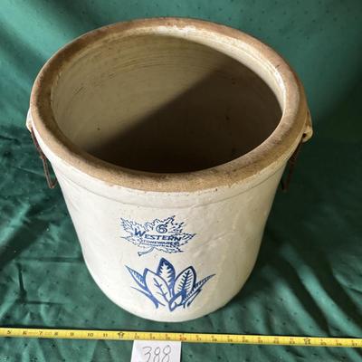 #6 Western Stoneware Crock