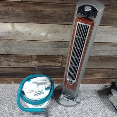 HOOVER CARPET CLEANER, LASKO FAN