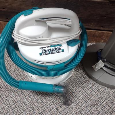 HOOVER CARPET CLEANER, LASKO FAN