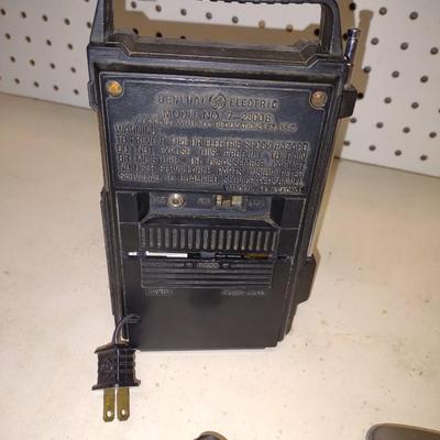 GENERAL ELECTRIC TRANSISTOR RADIO AND TAPE RECORDER,