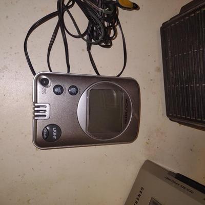 GENERAL ELECTRIC TRANSISTOR RADIO AND TAPE RECORDER,