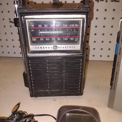 GENERAL ELECTRIC TRANSISTOR RADIO AND TAPE RECORDER,