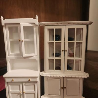 White China Hutch Set