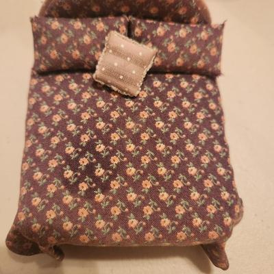 Pink and Purple Floral Bed