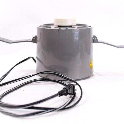 Sale Photo Thumbnail #479: This is a compact centrifugal juicer with a heavy-duty 2/3 horsepower universal motor. The juicer features a patented pulp ejection system for continuous juicing.