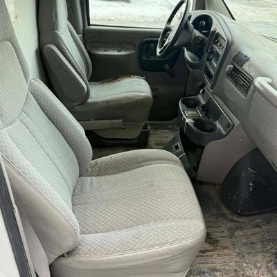 Sale Photo Thumbnail #63: Vehicle sold as is, run drives, can be difficult cold start. Sometimes the key needs to be turned back-and-forth to start it. Does have an exhaust leak, which makes the vehicle louder. Has been dependable for hauling items for years. Runs and drives just 