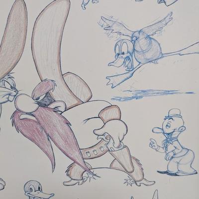 Warner Bros. Drawings Of Looney Tunes Characters