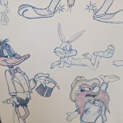 Warner Bros. Drawings Of Looney Tunes Characters