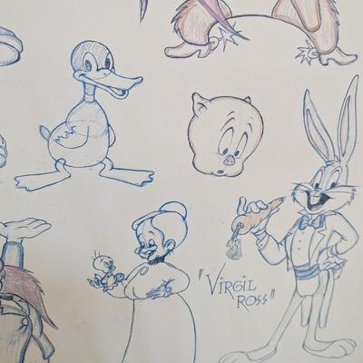 Warner Bros. Drawings Of Looney Tunes Characters