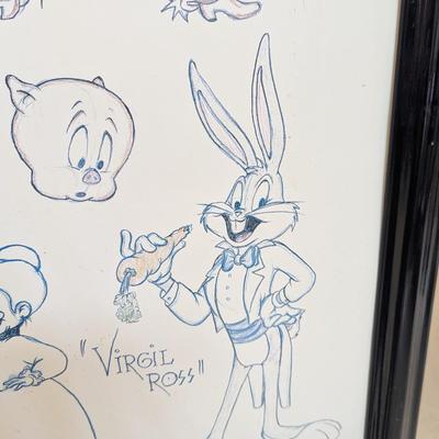Warner Bros. Drawings Of Looney Tunes Characters