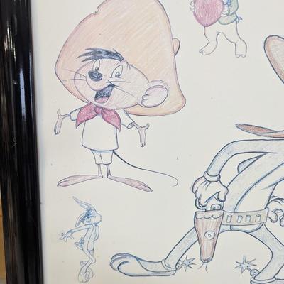 Warner Bros. Drawings Of Looney Tunes Characters