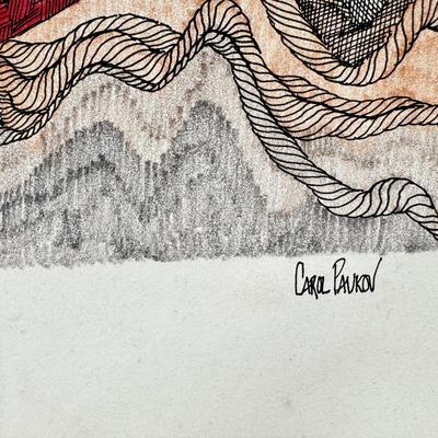 Sale Photo Thumbnail #400: Collectible Budman cartoon character decals, stickers and an original ink drawing