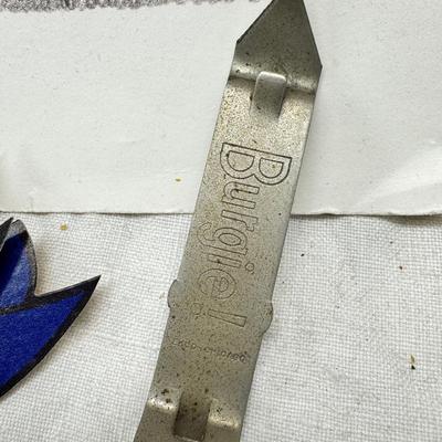 Sale Photo Thumbnail #402: Collectible Budman cartoon character decals, stickers and an original ink drawing