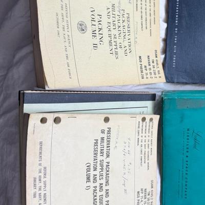 Sale Photo Thumbnail #439: IBM plastic reel disk container, ream of dot matrix paper continuous , 1970s computing books, Life magazine 1938. Sorry no shipping Paper is very heavy.