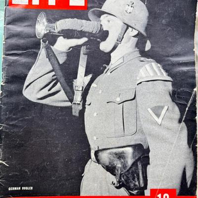 Sale Photo Thumbnail #434: IBM plastic reel disk container, ream of dot matrix paper continuous , 1970s computing books, Life magazine 1938. Sorry no shipping Paper is very heavy.