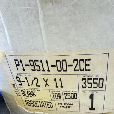 Sale Photo Thumbnail #425: IBM plastic reel disk container, ream of dot matrix paper continuous , 1970s computing books, Life magazine 1938. Sorry no shipping Paper is very heavy.