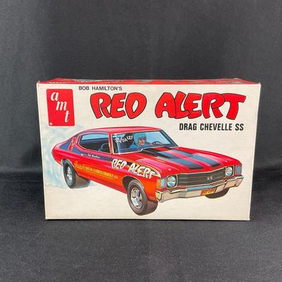 -12- 1:25 SCALE | Bob Hamiltons Red Alert Drag Chevelle SS Model Kit | Opened