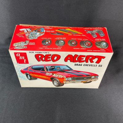 -12- 1:25 SCALE | Bob Hamiltons Red Alert Drag Chevelle SS Model Kit | Opened