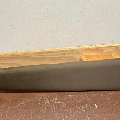 Sale Photo Thumbnail #532: Great for do-it-yourself sewing projects. Wooden base, fabric cover is in good condition.