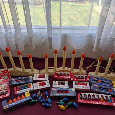 Vintage lights and bulbs