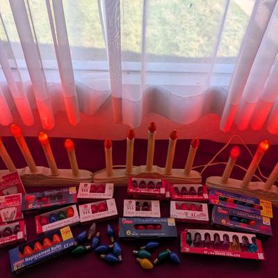 Vintage lights and bulbs