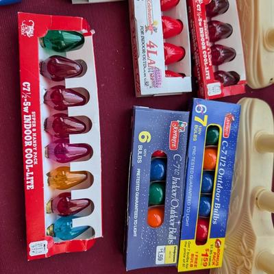 Vintage lights and bulbs